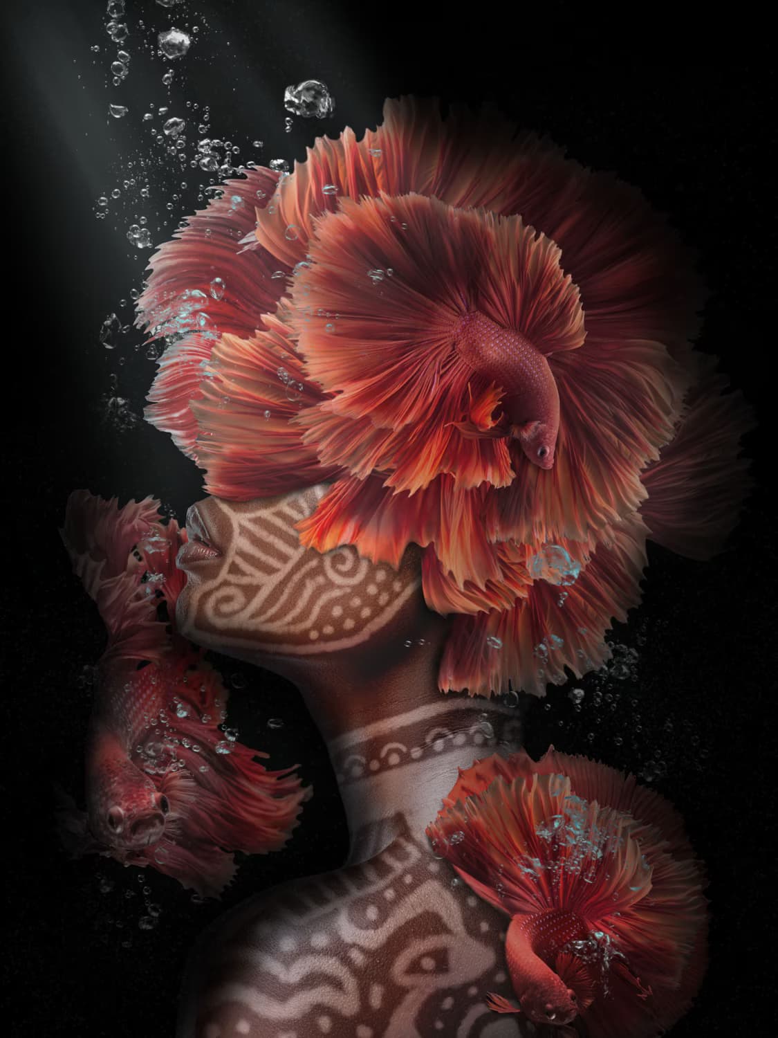 surreal photo art illustration